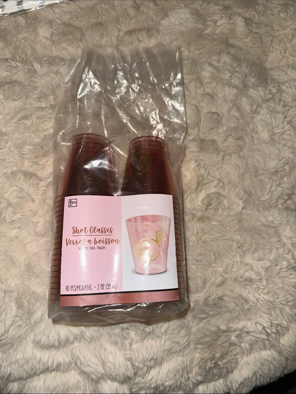 I do crew Pink Shot Glasses – Pack of 40